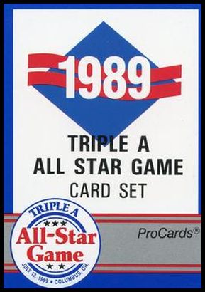 AAA1 All Star Game Checklist
